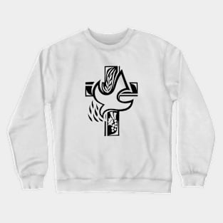 Cross with Holy Spirit Crewneck Sweatshirt